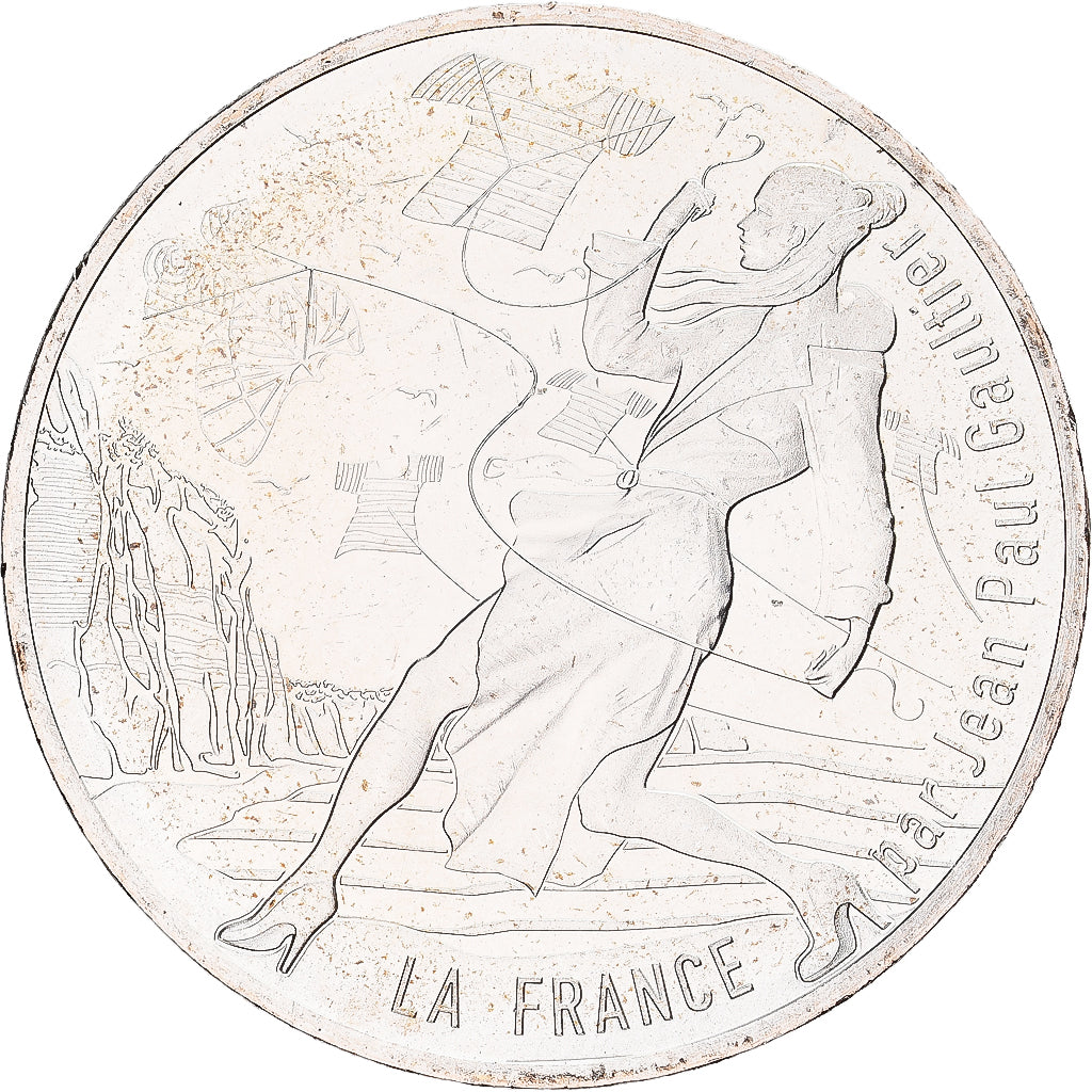 Francia, 10 Euro, Jean-Paul Gaultier (Le Nord), 2017, Monnaie de Paris, Plata