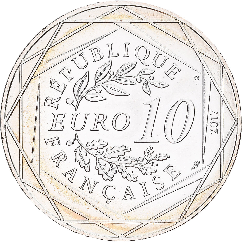 France, 10 Euro, Jean-Paul Gaultier (L'Outre-Mer), 2017, Monnaie de Paris