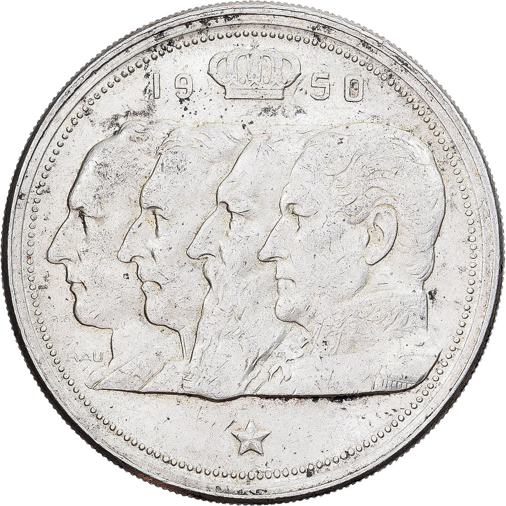 Belgio, Régence Prince Charles, 100 Francs, 100 Frank, 1950, Brussels, Argento
