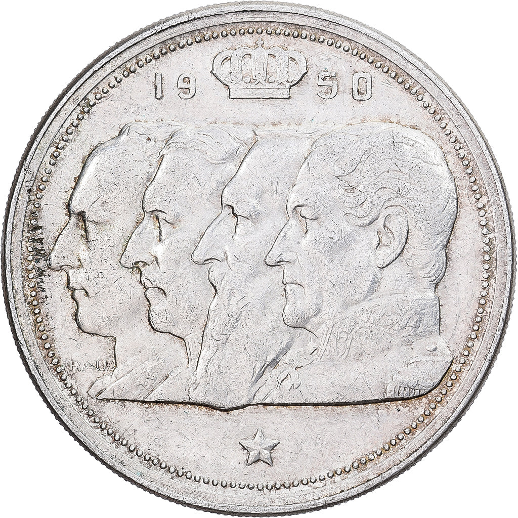 Belgio, Régence Prince Charles, 100 Francs, 100 Frank, 1950, Brussels, Argento