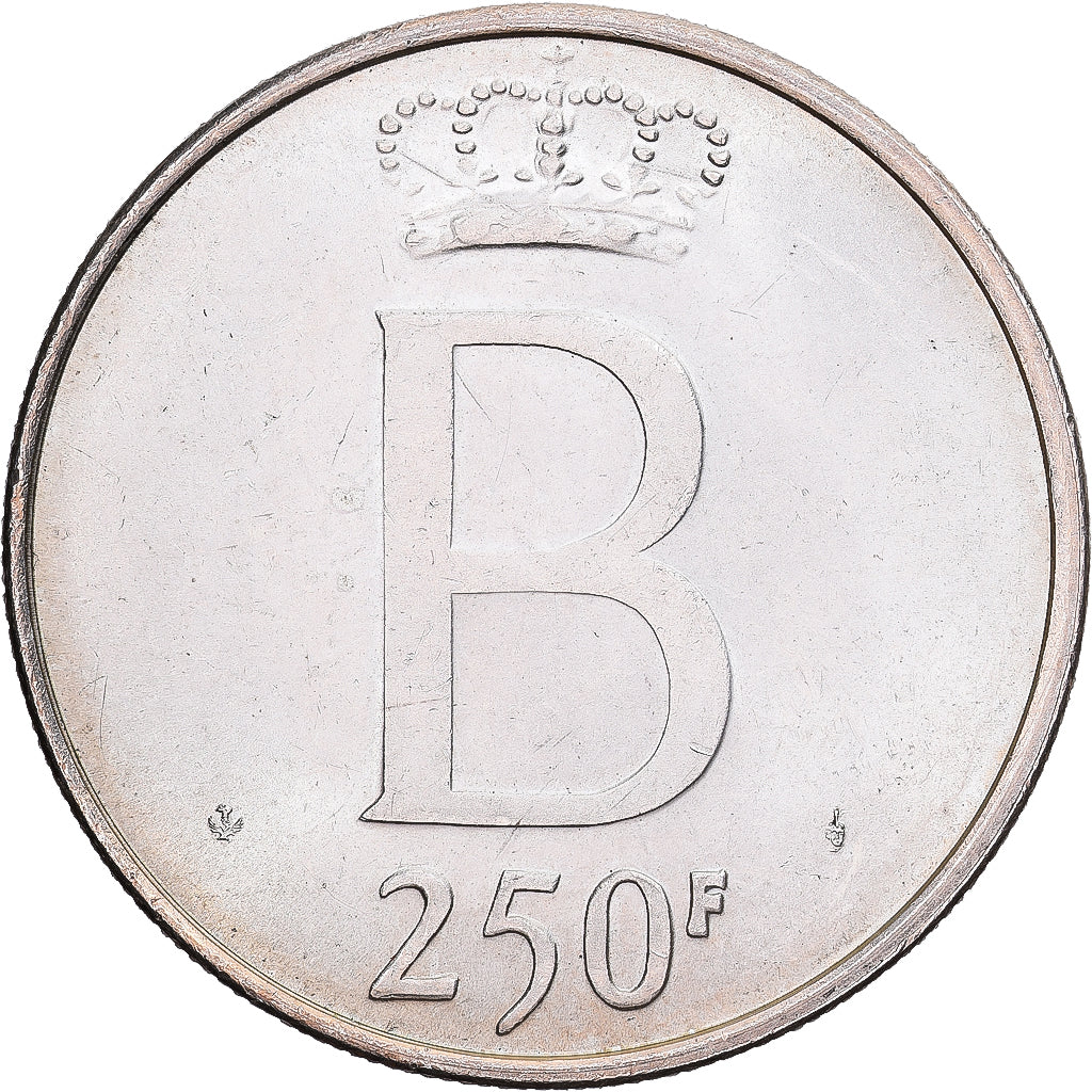 Belgien, Baudouin I, 250 Francs, 250 Frank, 1976, Brussels, Silber, SS+