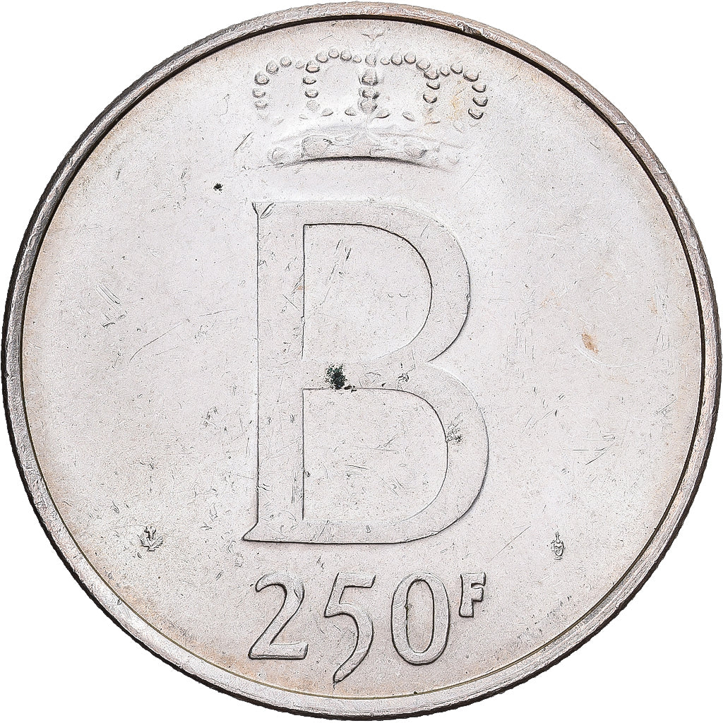 Belgien, Baudouin I, 250 Francs, 250 Frank, 1976, Brussels, Silber, SS+