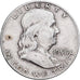Estados Unidos, Half Dollar, Franklin Half Dollar, 1958, U.S. Mint, Plata, MBC