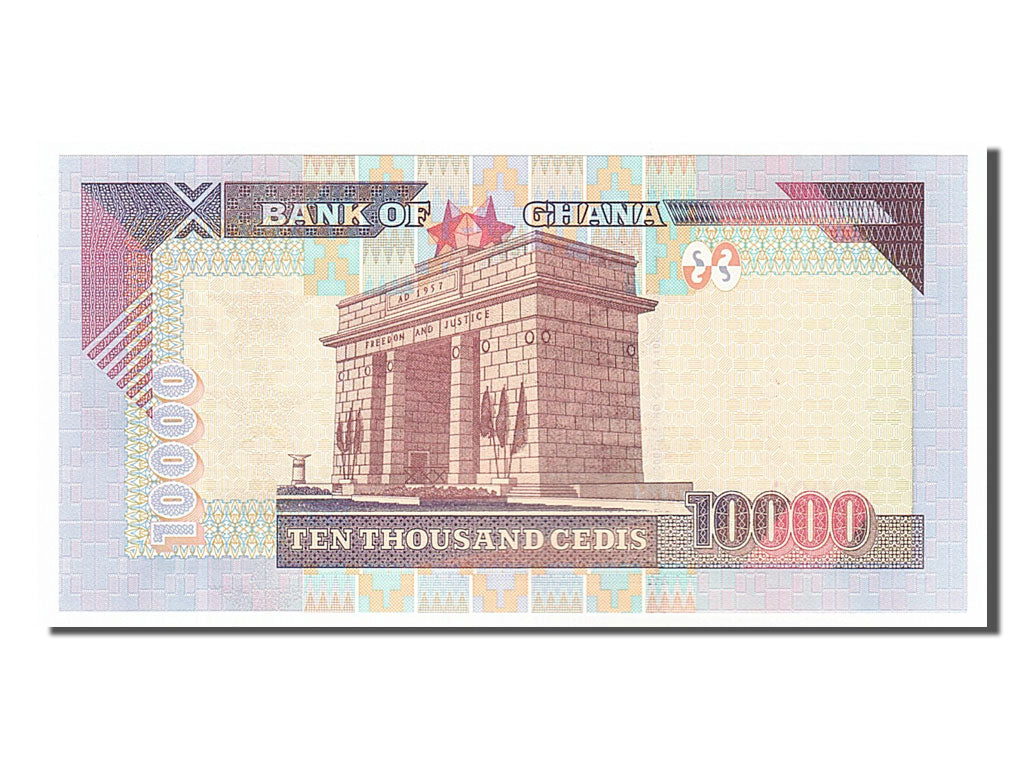 Geldschein, Ghana, 10,000 Cedis, 2002, 2002-09-02, UNZ