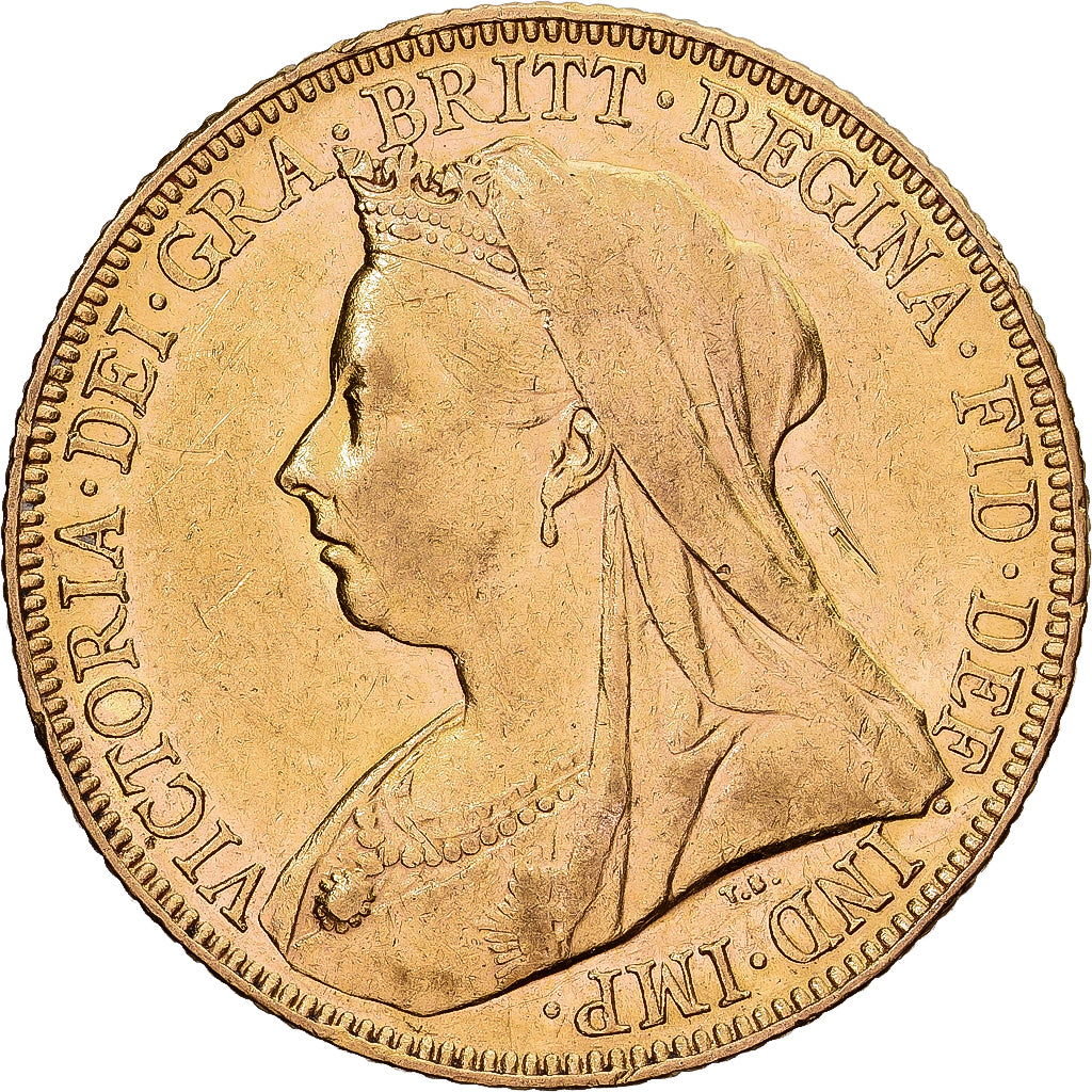 Australien, Victoria, Sovereign, 1901, Melbourne, Gold, VZ, KM:13