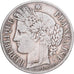 Francia, 5 Francs, Cérès, 1851, Paris, Plata, BC+, Gadoury:719, KM:761.1