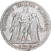 Francia, 5 Francs, Hercule, 1873, Bordeaux, Plata, BC+, Gadoury:745a, KM:820.2