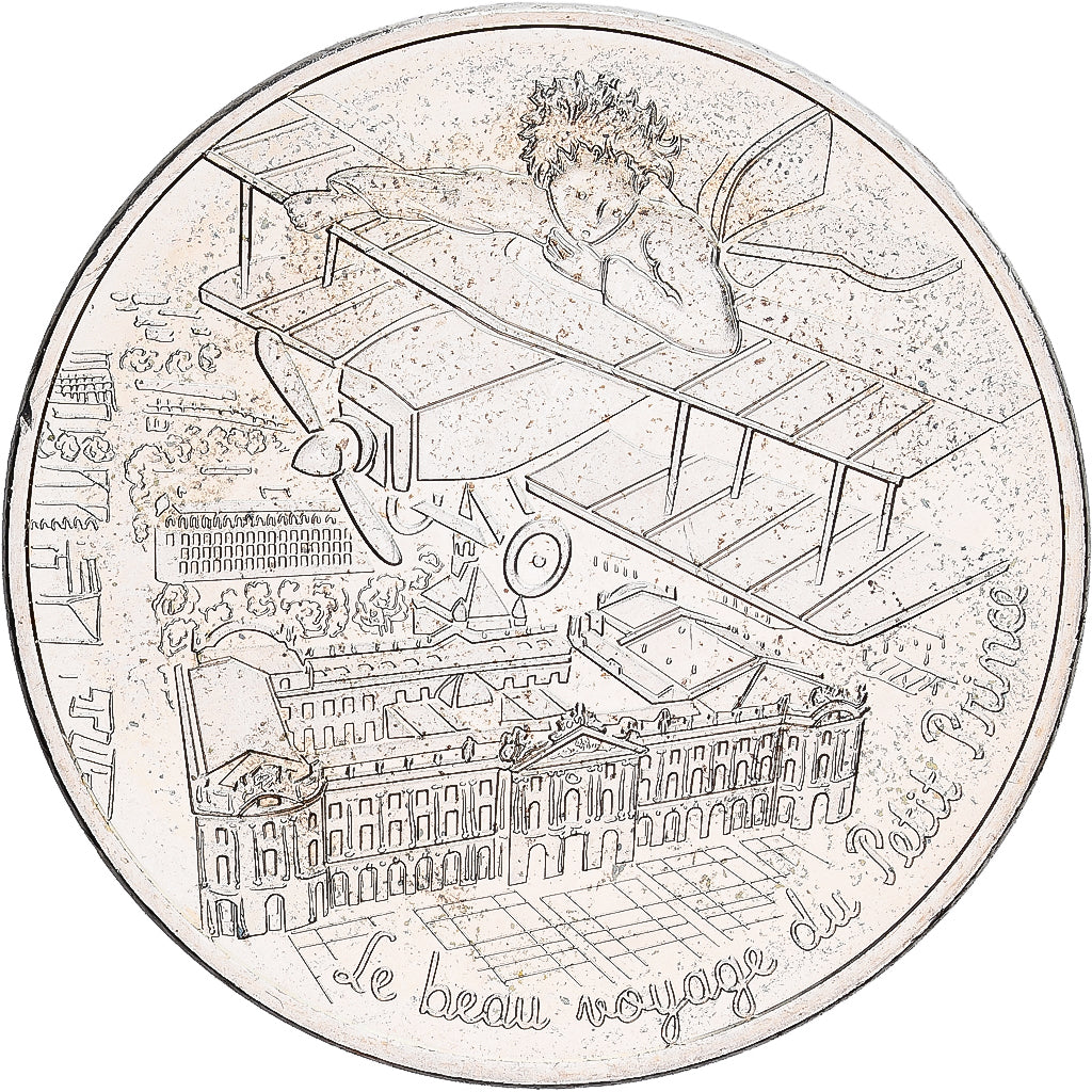 França, 10 Euro, Le Petit Prince (en avion au dessus de Toulouse), 2016
