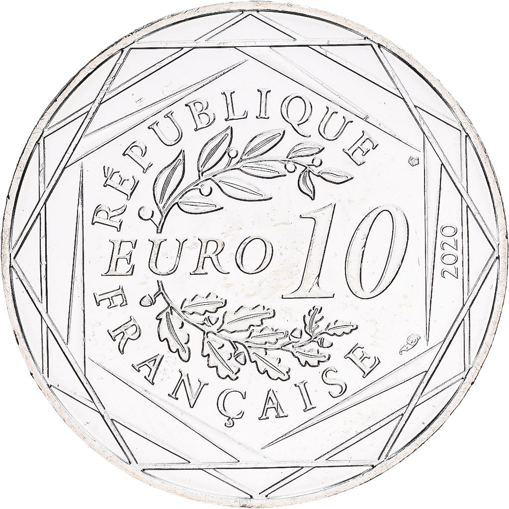 France, 10 Euro, Le Schtroumpf Peintre (15/20), 2020, Monnaie de Paris, Argent