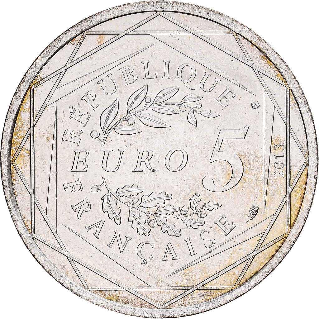 France, 5 Euro, Egalité, 2013, Monnaie de Paris, Silver, MS(65-70)