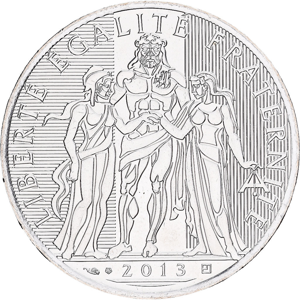 France, 10 Euro, Hercule, 2013, Monnaie de Paris, Silver, MS(65-70)