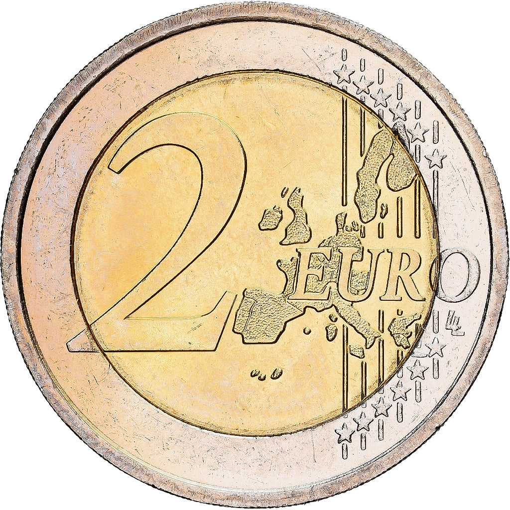 Monaco, Rainier III, 2 Euro, 2002, Paris, Bi-Metallic, MS(65-70), Gadoury:MC179