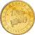 Monaco, Rainier III, 50 Euro Cent, 2002, Paris, Brass, MS(65-70), Gadoury:MC177
