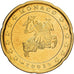 Monaco, Rainier III, 20 Euro Cent, 2002, Paris, Brass, MS(65-70), Gadoury:MC176
