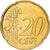 Monaco, Rainier III, 20 Euro Cent, 2002, Paris, Brass, MS(65-70), Gadoury:MC176