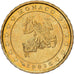 Monaco, Rainier III, 10 Euro Cent, 2003, Paris, Brass, MS(65-70), Gadoury:MC175