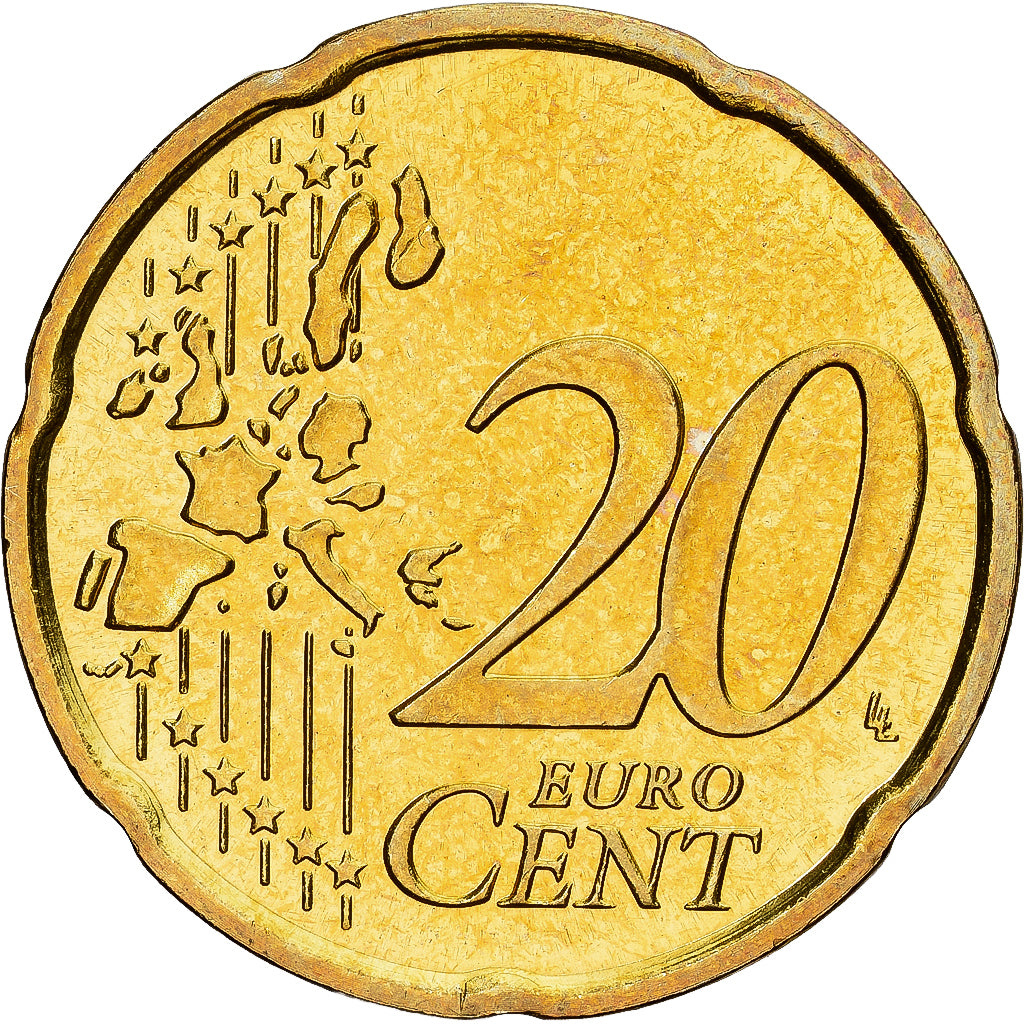 San Marino, 20 Euro Cent, 2003, Rome, Messing, STGL, KM:444
