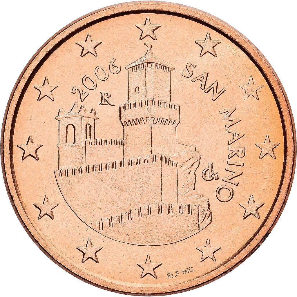 San Marino, 5 Euro Cent, 2006, Rome, Copper Plated Steel, MS(65-70), KM:442