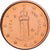 San Marino, Euro Cent, 2006, Rome, Copper Plated Steel, STGL, KM:440