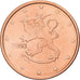 Finlandia, 2 Euro Cent, 2003, Vantaa, Acciaio placcato rame, FDC, KM:99