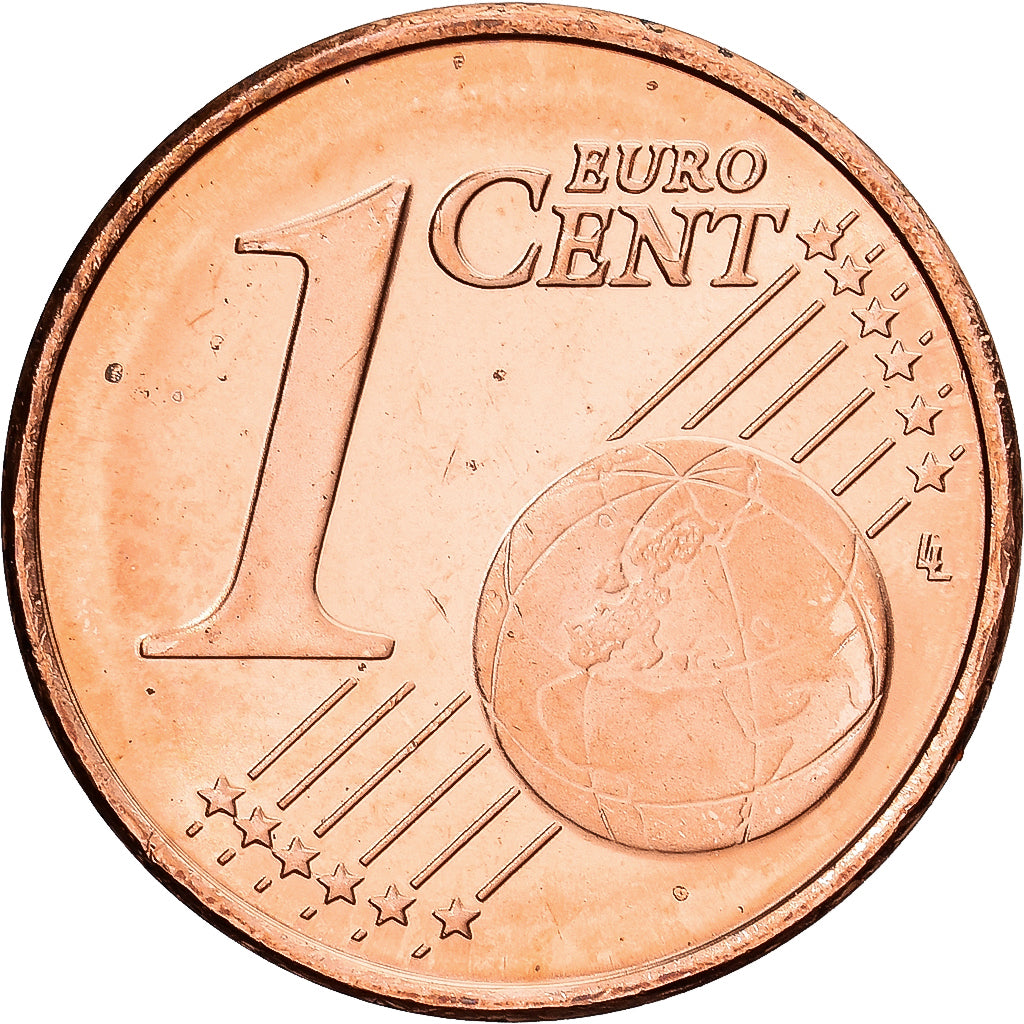 Finlandia, Euro Cent, 2003, Vantaa, Acciaio placcato rame, FDC, KM:98