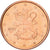Finlande, 5 Euro Cent, 2007, Vantaa, Cuivre plaqué acier, FDC, KM:100