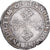 France, Henri III, Franc au Col Fraisé, 1580, Toulouse, Silver, AU(50-53)