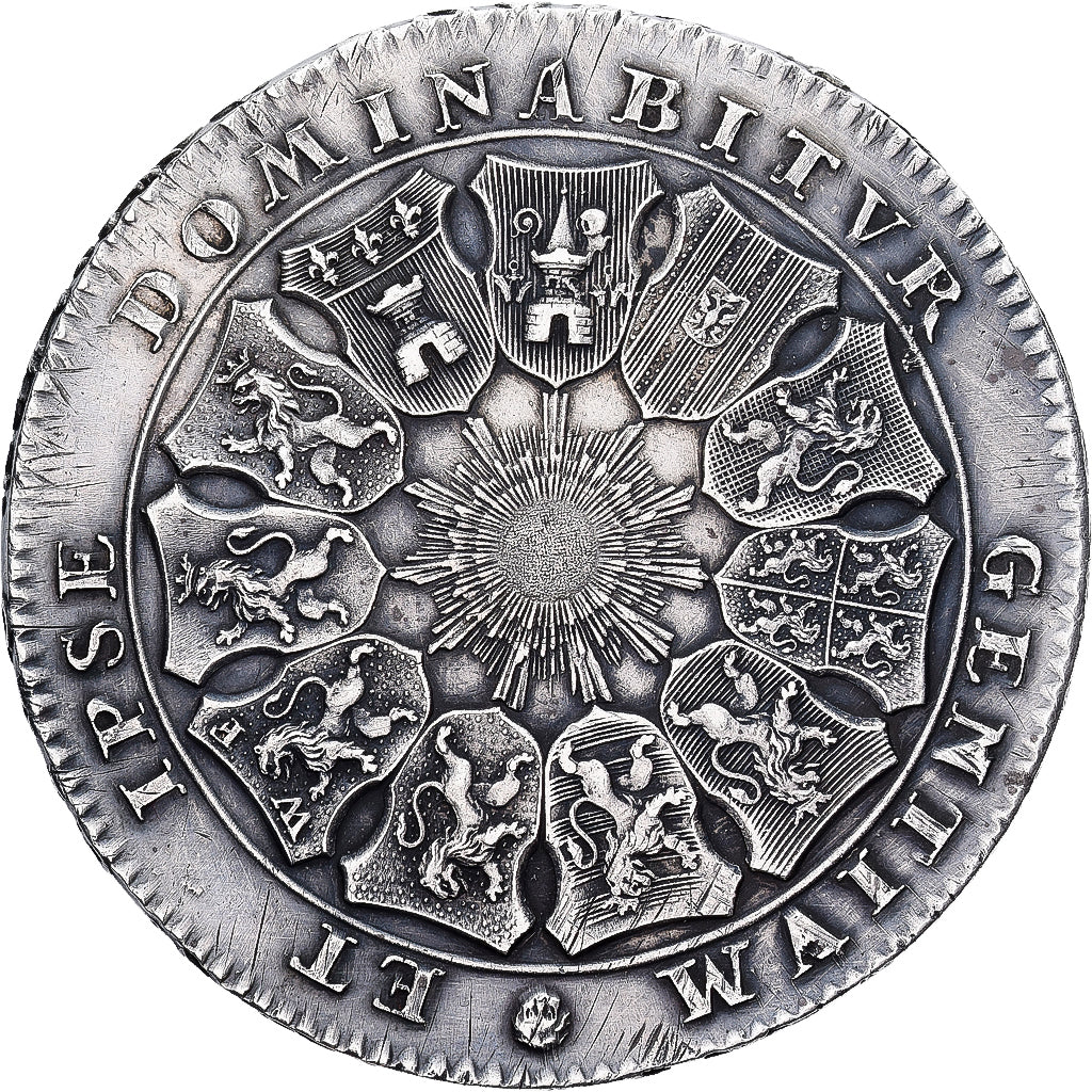 Austrian Netherlands, 3 Florins, 3 Guldens, Lion d'argent, 1790, Brussels, Rare