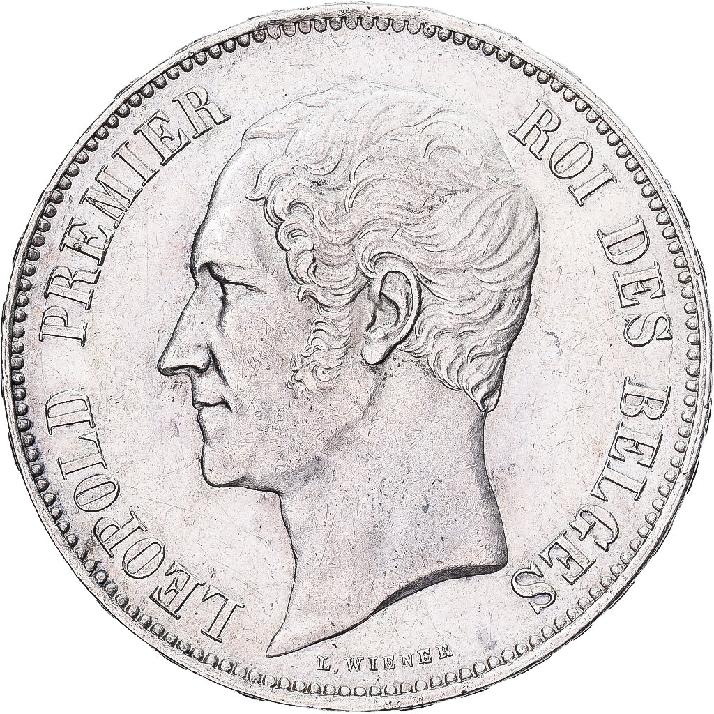 Belgium, Leopold I, 5 Francs, Mariage du Duc de Brabant, 1853, Brussels, Silver