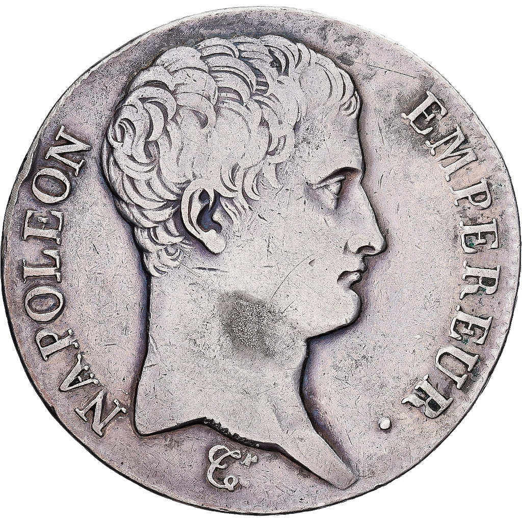 France, Napoleon I, 5 Francs, 1806, Bayonne, Silver, VF(30-35), Gadoury:581