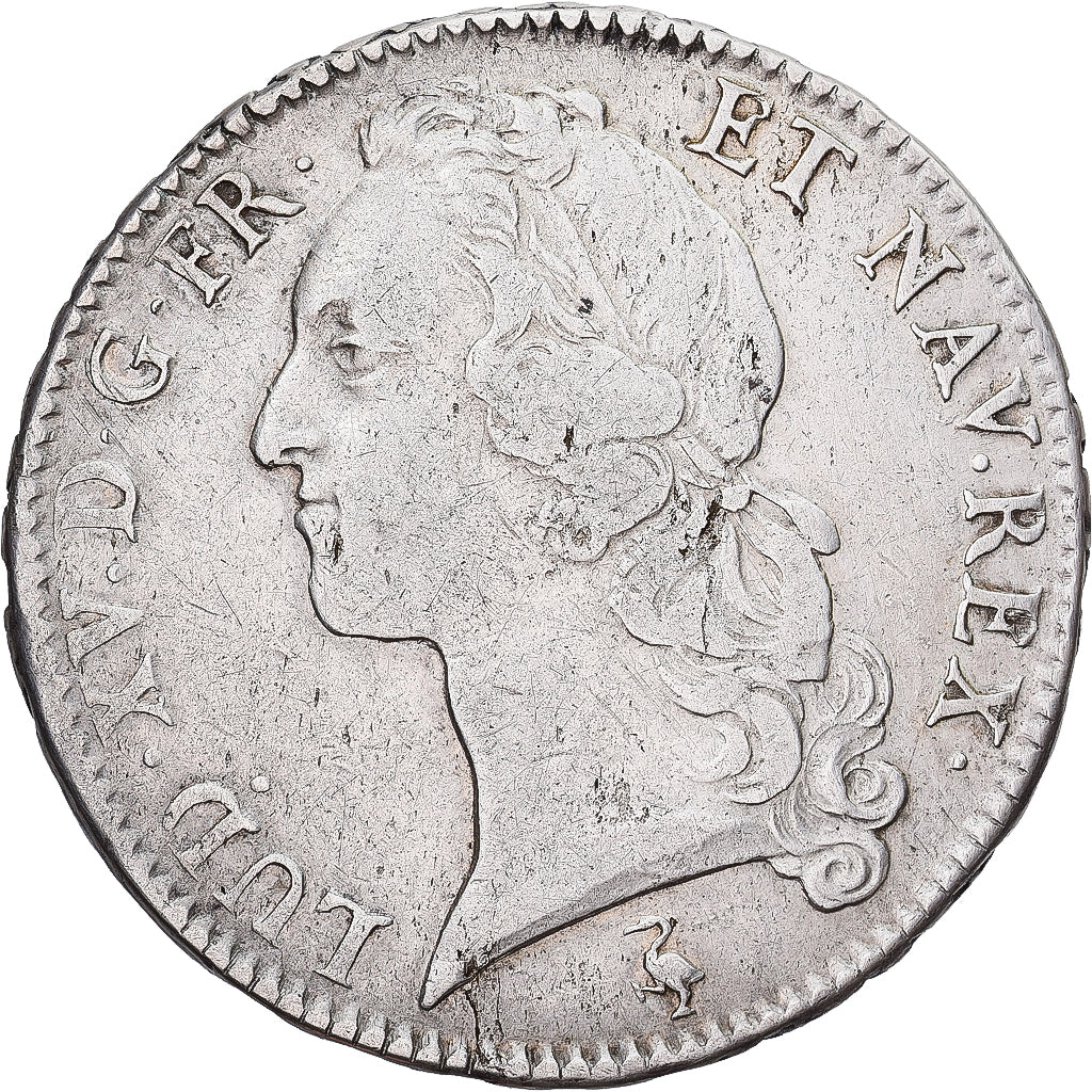 France, Louis XV, Écu au bandeau, 1757, Paris, 2éme sem., Silver