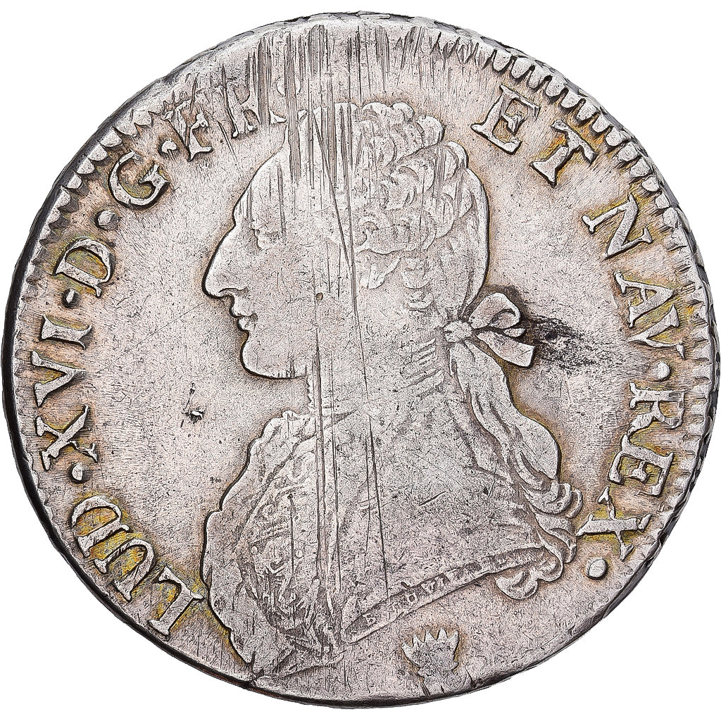 France, Louis XVI, Ecu, Écu aux branches d'olivier, 1785, Limoges, Silver