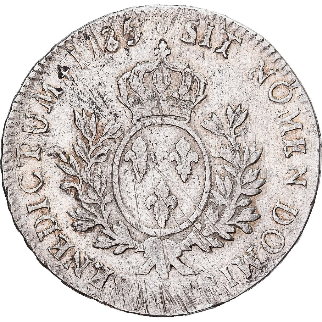 France, Louis XVI, Ecu, Écu aux branches d'olivier, 1785, Limoges, Silver