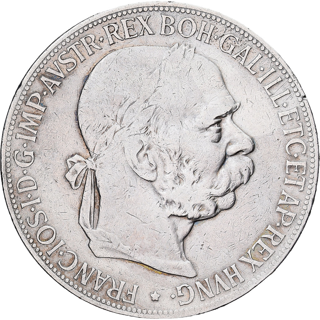 Austria, Franz Joseph I, 5 Corona, 1900, Silver, EF(40-45), KM:2807