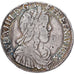 France, Louis XIV, 1/2 Écu à la mèche longue, 1650, Limoges, Silver