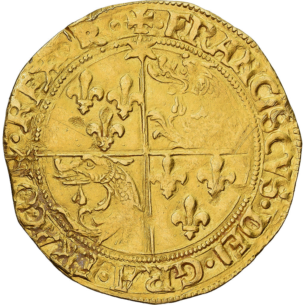 Frankreich, François Ier, Ecu d'or au soleil du Dauphiné, (1528-1537), Romans