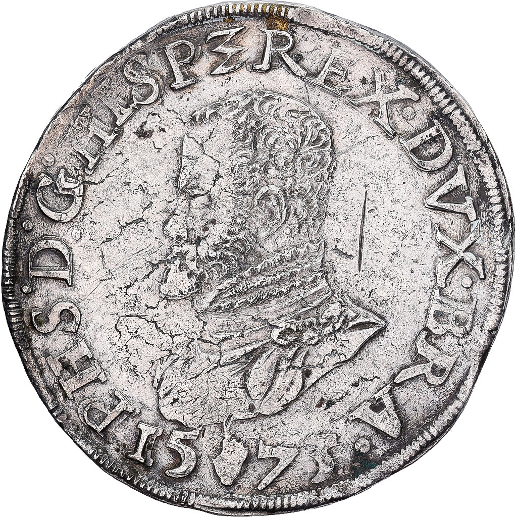 Duchy of Brabant, Ecu Philippe - Philipsdaalder, 1573, Anvers, Silber, SS+