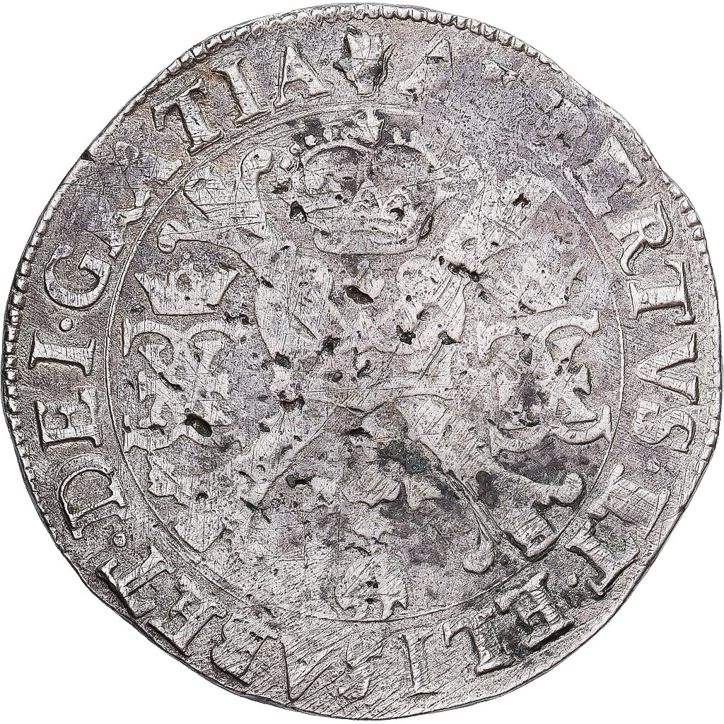Duchy of Brabant, Albert & Isabella, Patagon, Anvers, Silver, VF(30-35)
