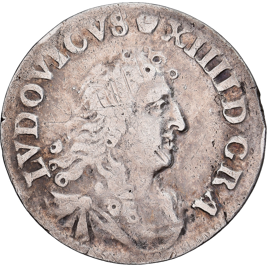 France, Louis XIV, 4 Sols, 4 Sols dits « des Traitants », 1675, Vimy