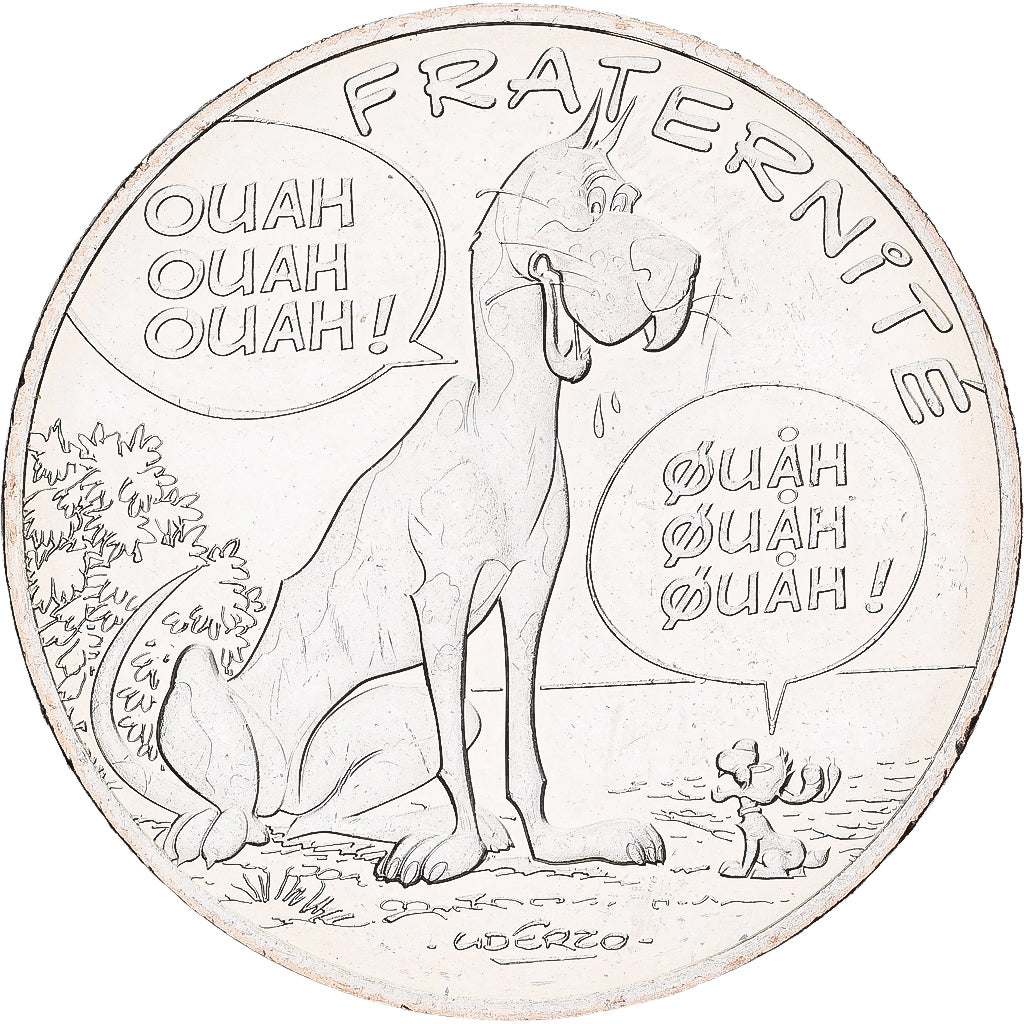 France, 10 Euro, Monnaie de Paris, Astérix - Fraternité, 2015, Paris, Silver