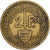 Monaco, Louis II, 2 Francs, 1924, Poissy, Aluminum-Bronze, ZF, Gadoury:MC129