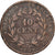 Franse koloniën, Louis Philippe I, 10 Centimes, 1839, Paris, Bronzen, FR+