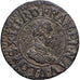 France, Louis XIII, Denier tournois, buste enfantin « petite