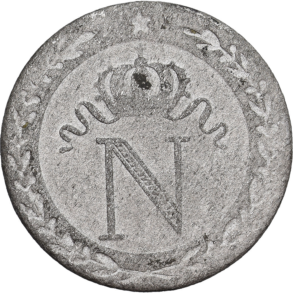 France, Napoleon I, 10 Centimes, Napoléon I, 1809, Paris, Billon, VF(30-35)