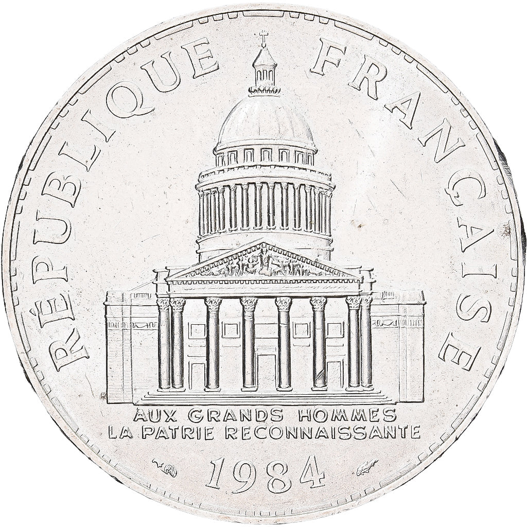 Francia, 100 Francs, Panthéon, 1984, Paris, Plata, EBC, Gadoury:898, KM:951.1