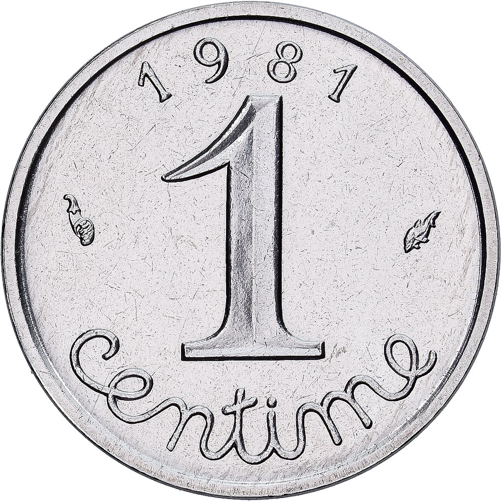 Francia, Centime, Épi, 1981, Paris, Acciaio inossidabile, FDC, Gadoury:91