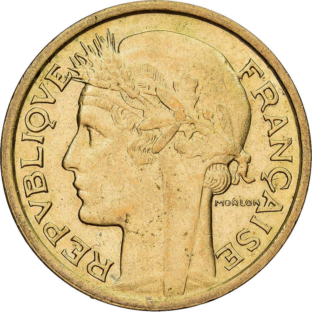 France, 50 Centimes, Morlon, 1939, Paris, Aluminum-Bronze, AU(50-53)
