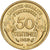 France, 50 Centimes, Morlon, 1939, Paris, Aluminum-Bronze, AU(50-53)