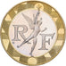France, 10 Francs, Génie, 2001, Paris, BE, Bi-Metallic, MS(65-70), Gadoury:827a