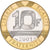 Frankrijk, 10 Francs, Génie, 2001, Paris, BE, Bi-Metallic, FDC, Gadoury:827a